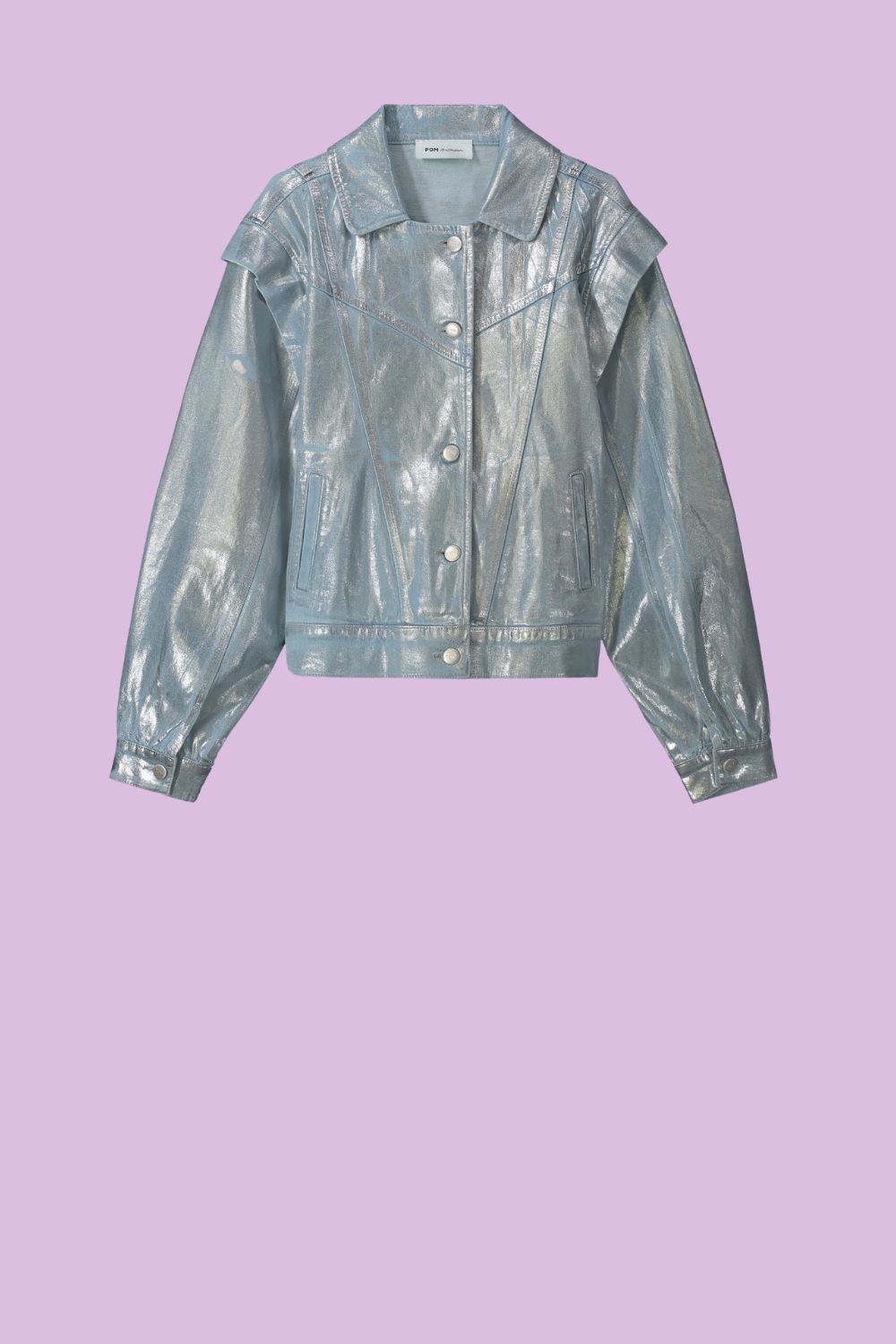 POM Metallic Denim Jacket | LENA Library